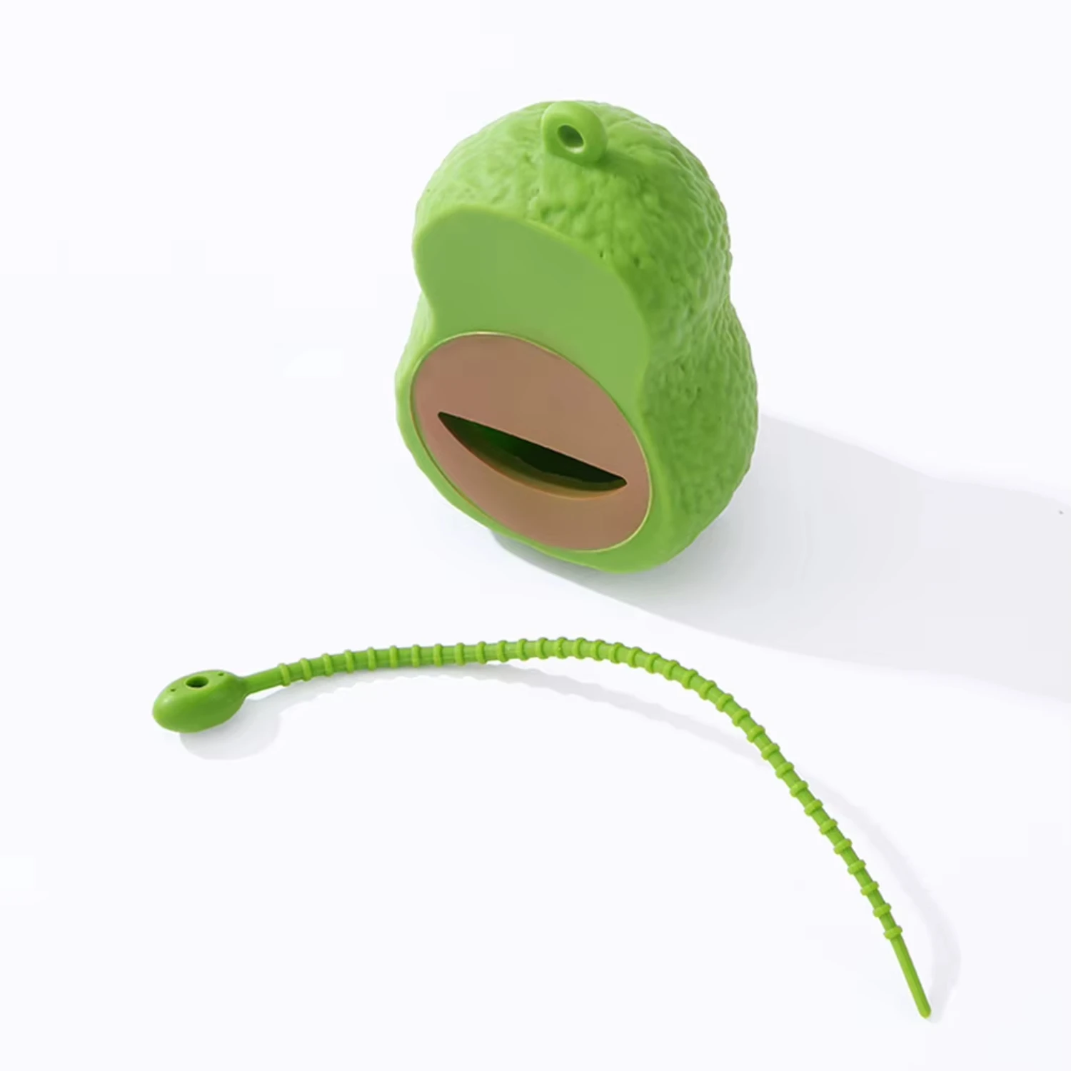 Cute Avocado Shaped Dog Waste  Dispenser Dog Pooper Scooper With Attachment Litter Housebreaking Cats Litter Dispenser