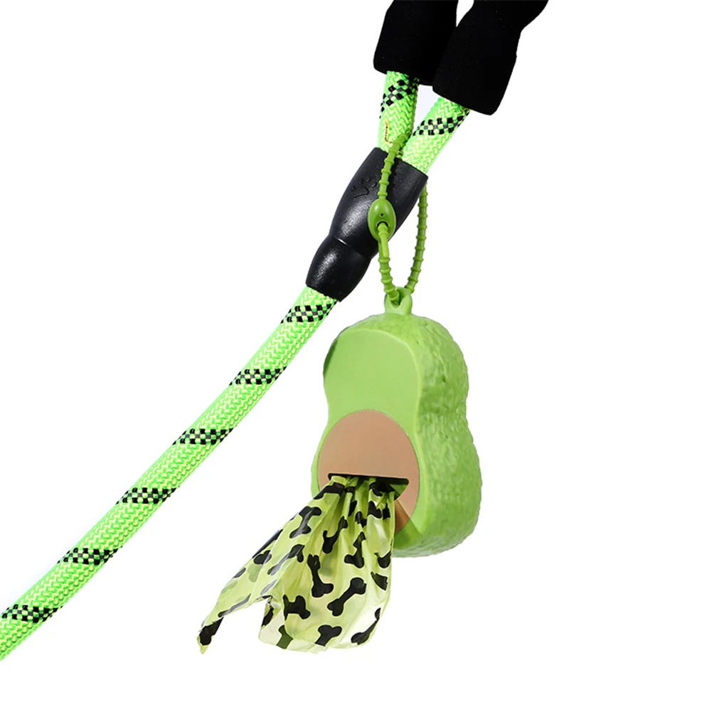 Dog Poop  Holder Unique Avocado Shaped Portable Dispenser Pet Waste Pickup Bags Holder Litter Cleaning Housebreaking