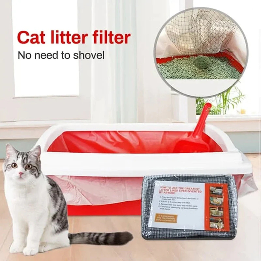 Reusable Cat Litters Liners Bag Quick Convenient Cleaning Cat Litters For Lazys Cat Owners