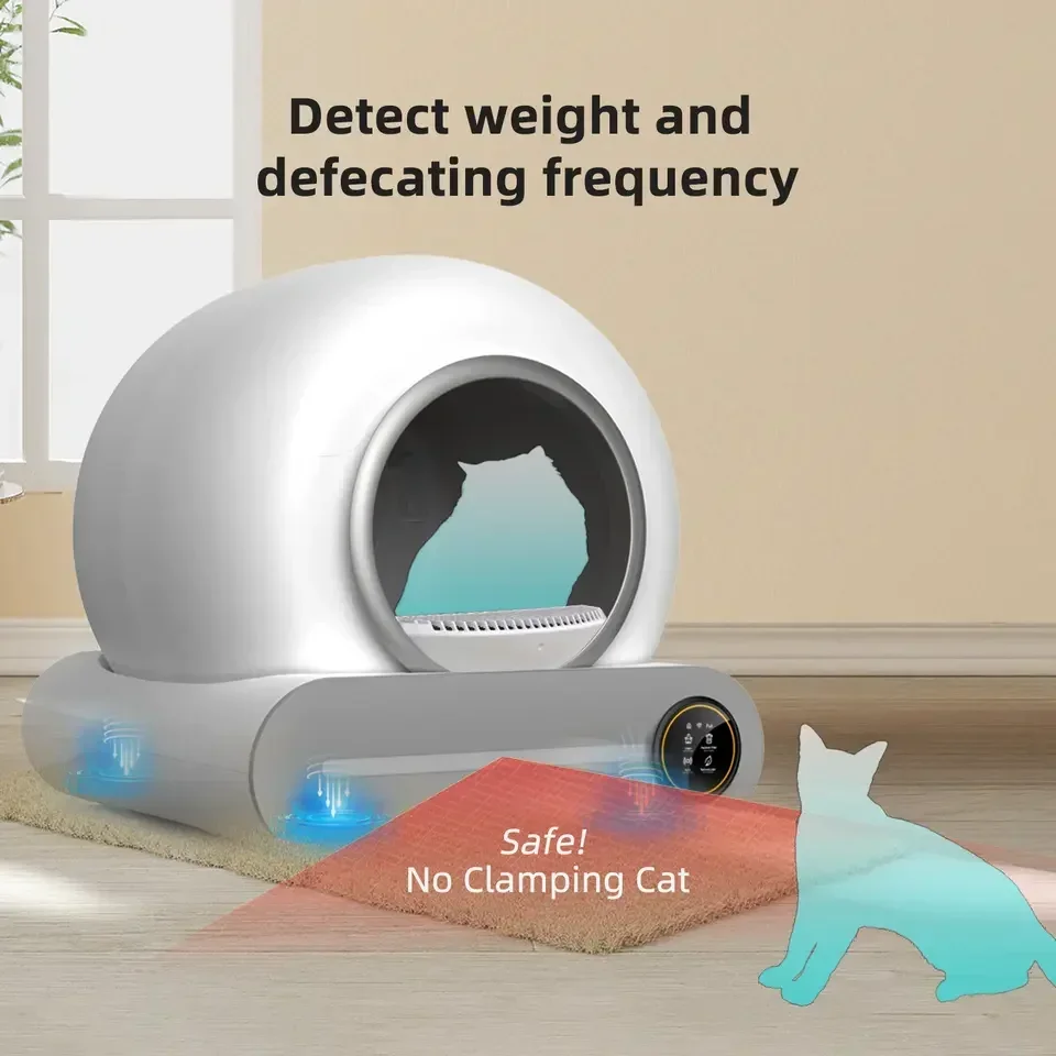 Cats Automatic Smart Toilet Housebreaking Control Electric Proof Splash Sandbox Self Cleaning Litter Cat Pet Supplies Cat WC