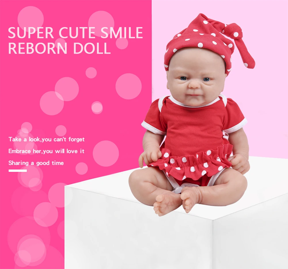 IVITA 14inch 1.65kg Full Body Silicone Bebe Reborn Doll Soft Lifelike Baby DIY Blank Toys Realistic Girl Baby Dolls for Children