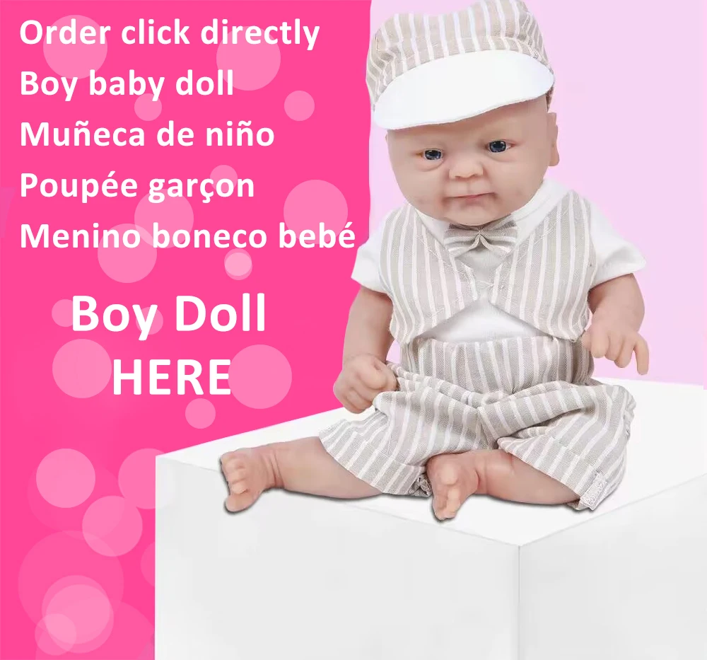 IVITA 14inch 1.65kg Full Body Silicone Bebe Reborn Doll Soft Lifelike Baby DIY Blank Toys Realistic Girl Baby Dolls for Children