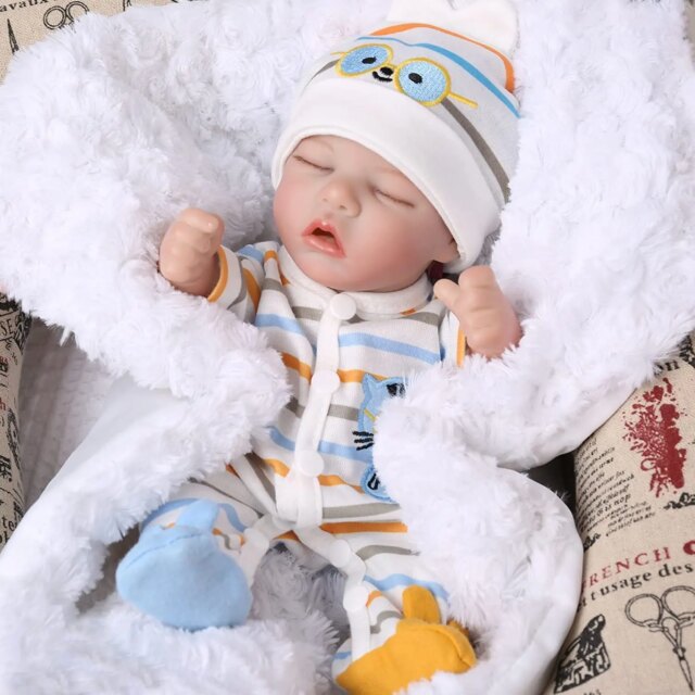 Reborn Baby Dolls - 12 Inch Realistic Sleeping Newborn Small Baby Doll for 3 + Year Old Kids - Image 4