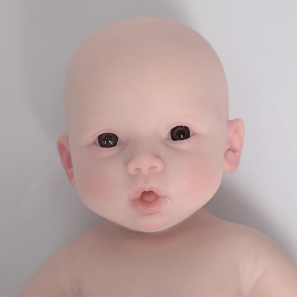 U-charmmore 47cm 3KG Girl Full Silicone Reborn Baby Silicone Reborn Doll Full Body Silicone Girl Real Newborn Baby Kid's Gift