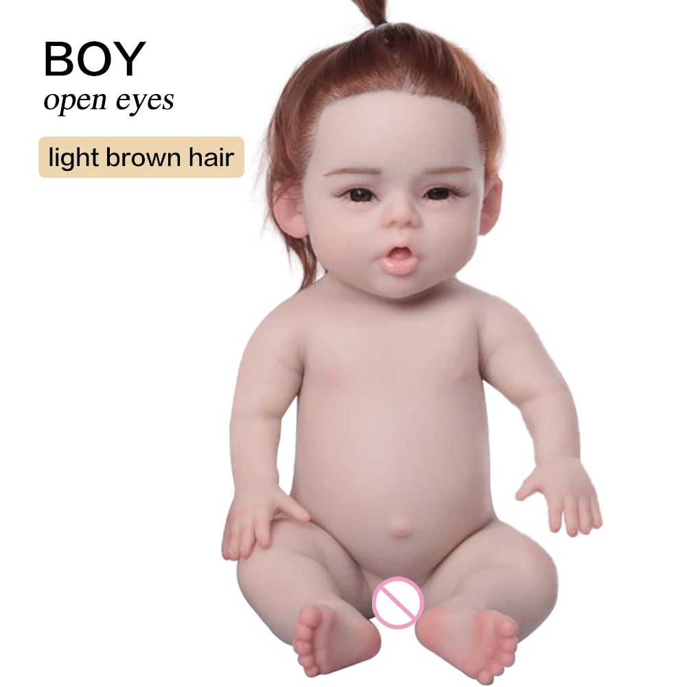 Boy light brown hair