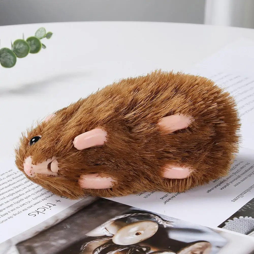 Silicone Reborn Doll 5 Inch Soft Mini Hamster Companion Toys Elastic Hamster Toy Realistic Hamster Animal Doll For Kids Boys