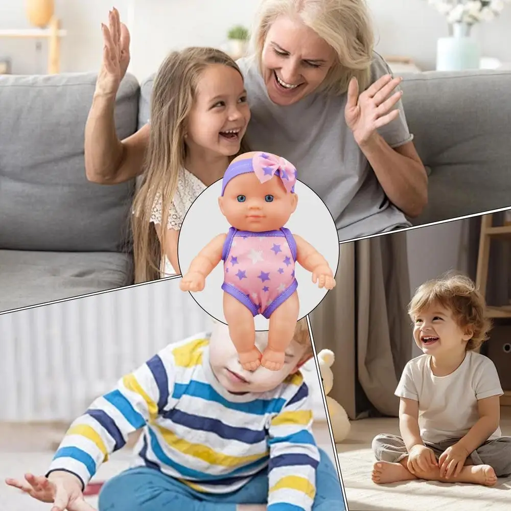 Kids Reborn Dolls Full Body Soft Reborn Kids Doll Joint Movable Elastic And Posable Realistic Kids Doll For Children's Day