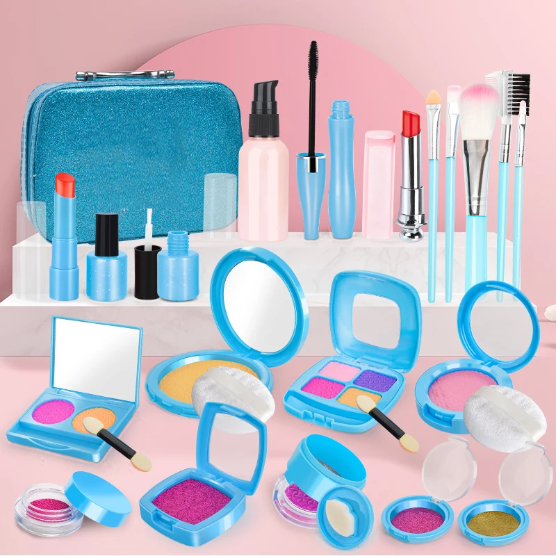 Girl Pretend Play Make Up Toy Simulation Cosmetic Makeup Set Princess Play House Kids Educational Toys Gifts For Girls Children