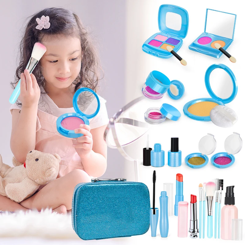 Girl Pretend Play Make Up Toy Simulation Cosmetic Makeup Set Princess Play House Kids Educational Toys Gifts For Girls Children