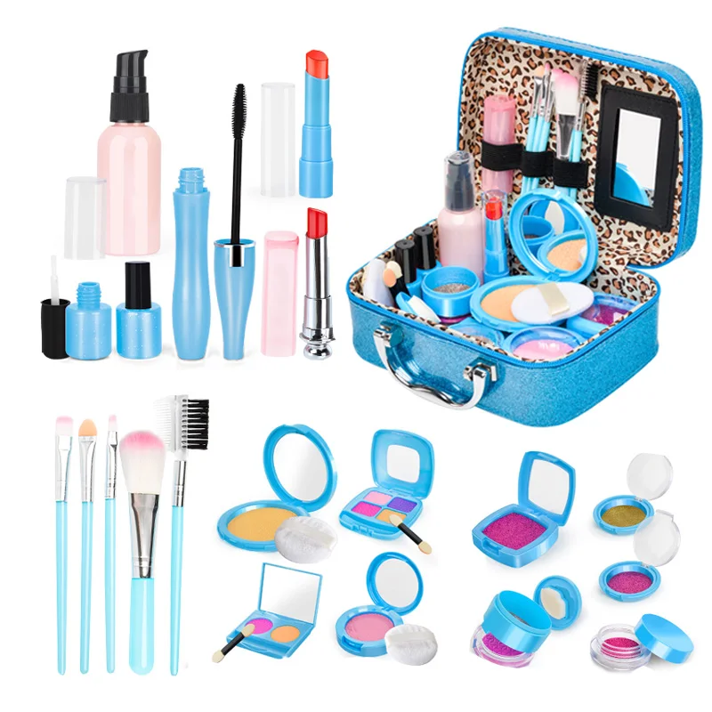 Girl Pretend Play Make Up Toy Simulation Cosmetic Makeup Set Princess Play House Kids Educational Toys Gifts For Girls Children