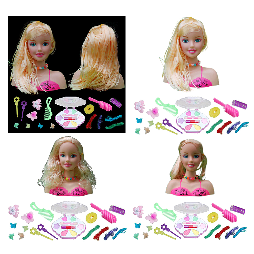 Fashion Girl Dolls Makeup Set for Girls and Kids - Pretend Play Cosmetic and Makeup Set