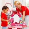 Children's induction music 36pcs kids dressing table toy girl simulation home makeup and makeup jewelry box baby birthday gift - Image 6