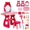 Children's induction music 36pcs kids dressing table toy girl simulation home makeup and makeup jewelry box baby birthday gift - Image 2