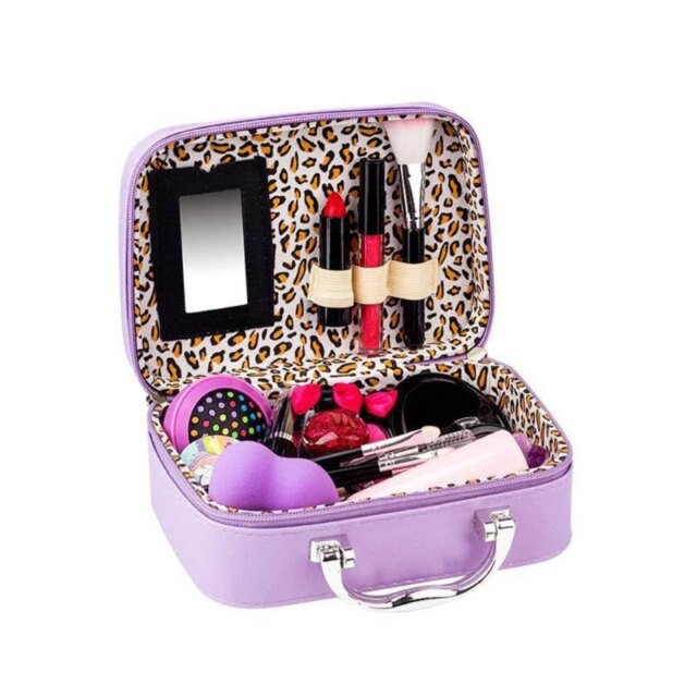 Kid Makeup Kit for Girls Playing Make Up Set Toy for 4 5 6 7 8 9 10 Year-Old Girls Pretend Dress-Up Beauty Set - Image 6