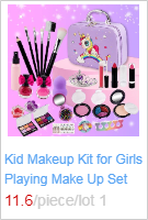 Kid Makeup Kit for Girls Playing Make Up Set Toy for 4 5 6 7 8 9 10 Year-Old Girls Pretend Dress-Up Beauty Set