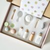 Children's Wooden Simulation Little Ggirl Makeup Kit Mask Care Role-playing Game Toys Beautiful and Fashion Baby Cosmetics Set - Image 2