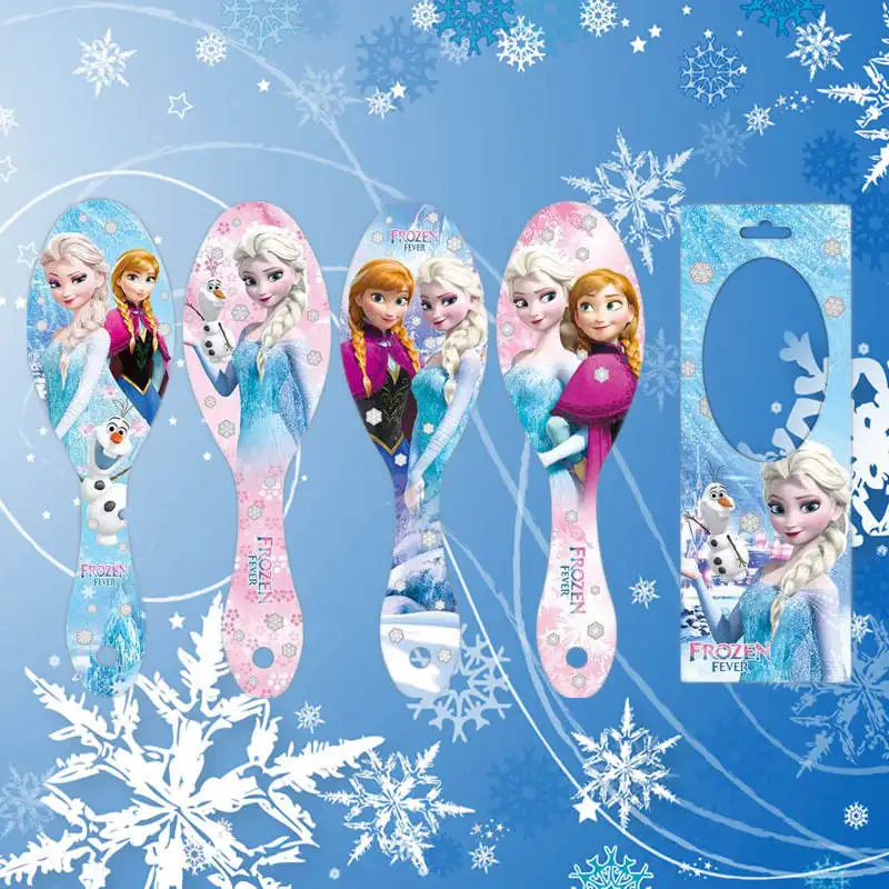 Disney Frozen Comb for Girls Princess Minnie Mouse Hair Brushes Hair Care Baby Girl  Mickey Hair Comb Toys