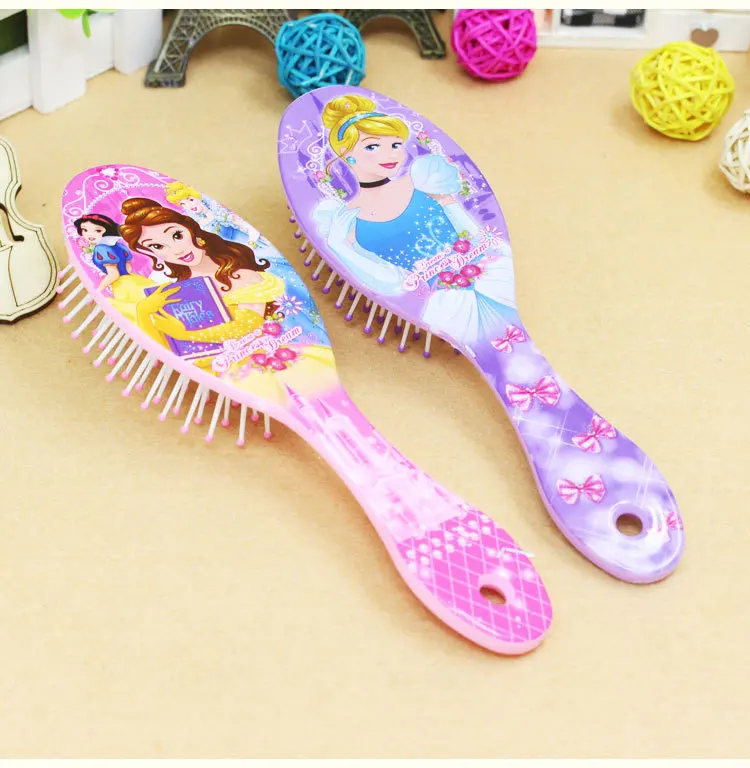 Disney Frozen Comb for Girls Princess Minnie Mouse Hair Brushes Hair Care Baby Girl  Mickey Hair Comb Toys