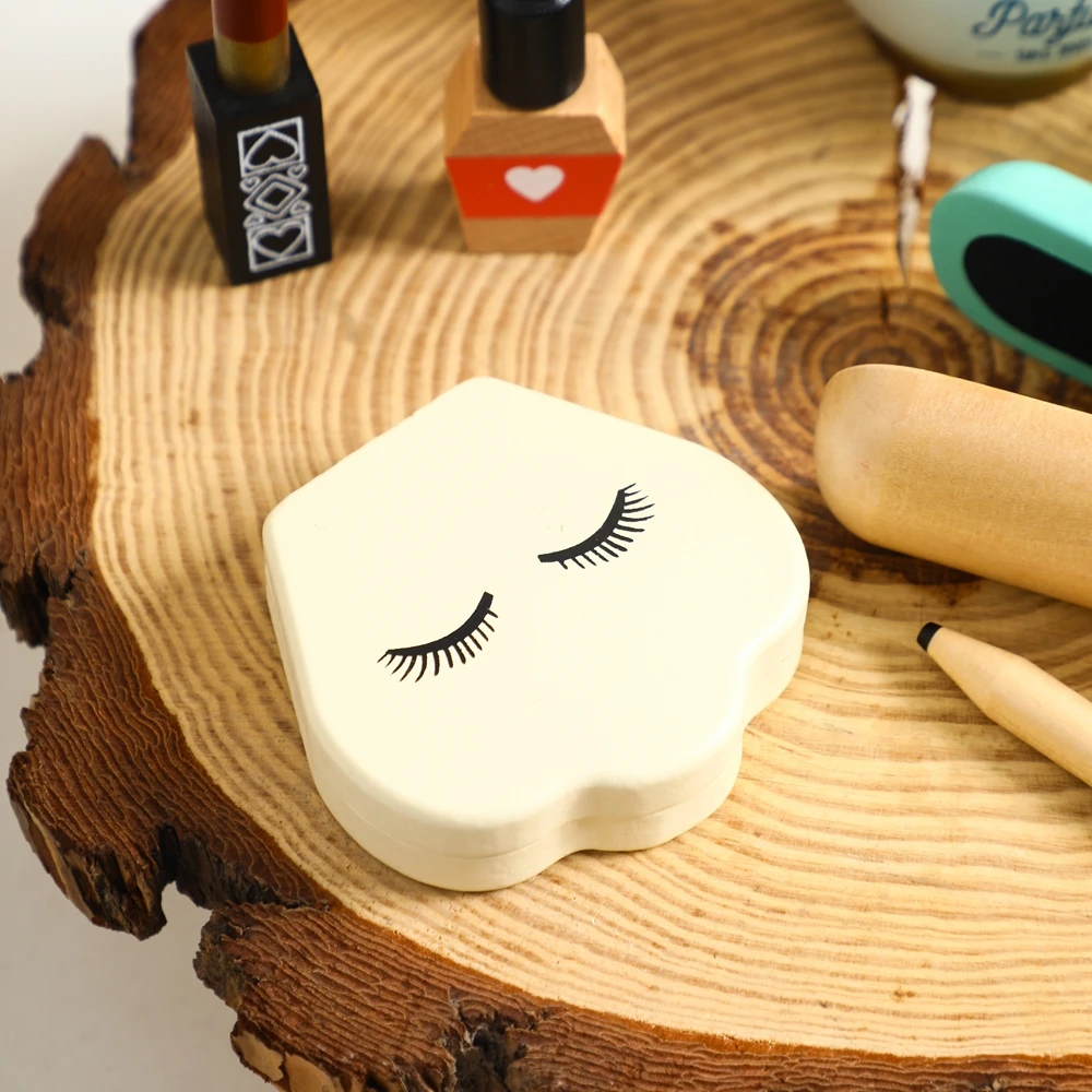 Wooden Children's Simulation Makeup Set Girls Role Play Hair Comb Brush Mirror Mascara Gifts Toy Girl Montessori Makeup Toy