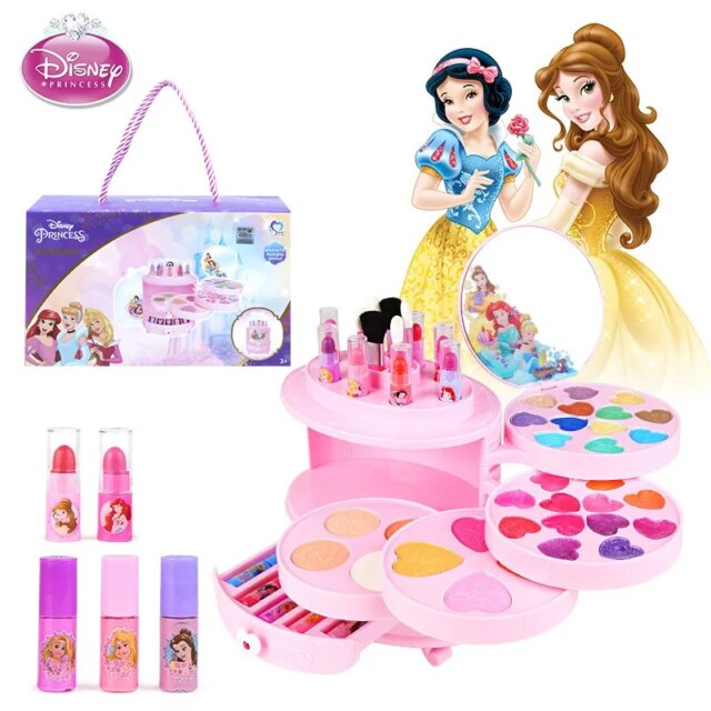 Disney girls Snow White princess elsa real Cosmetics Make up set Beauty makeup box With original box kids birthday gift - Image 2