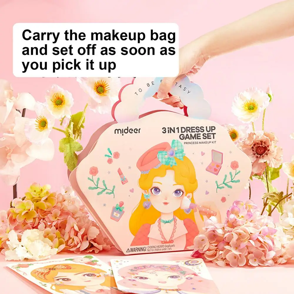 Dress Up Game Set Dress Up Paper Princess Game Paper Makeup Girls Toy Kit Sticker Activity Book For Boys Girls Kid