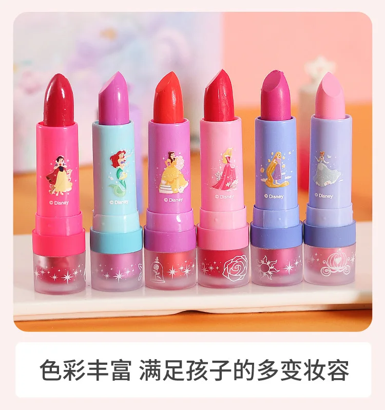 Disney girls frozen princess elsa real Lipstick Cosmetics Make up set  Beauty makeup box With original box kids birthday present