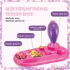 Hair Styling Decoration Kit Jewelry Set  Pretend Play Toys Bling Diamond Sequin Stapler Drill Stickers Machine Gifts For Girls - Image 5