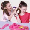 Hair Styling Decoration Kit Jewelry Set  Pretend Play Toys Bling Diamond Sequin Stapler Drill Stickers Machine Gifts For Girls - Image 2