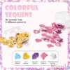 Hair Styling Decoration Kit Jewelry Set  Pretend Play Toys Bling Diamond Sequin Stapler Drill Stickers Machine Gifts For Girls - Image 6