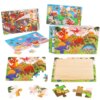Economy 30piece Montessori 3D Puzzle Cartoon Animal Wooden Jigsaw Puzzle Board Game Educational Toys For Children Gifts - Image 2