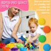 3 year Old  Children's Rainbow Counting Pompoms Toys Sorting Cup Montessori Sensory Toys Preschool Learning Activities Math Toys - Image 6