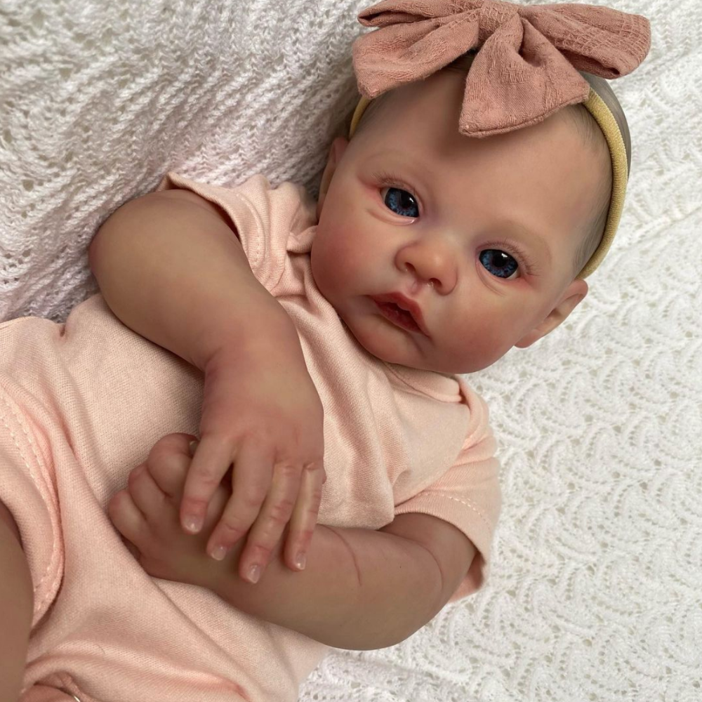 49cm Soft Body Reborn Baby Doll Meadow 100% handmade 3D Skin with Visbile Veins Collectible Art Doll Christmas Gift