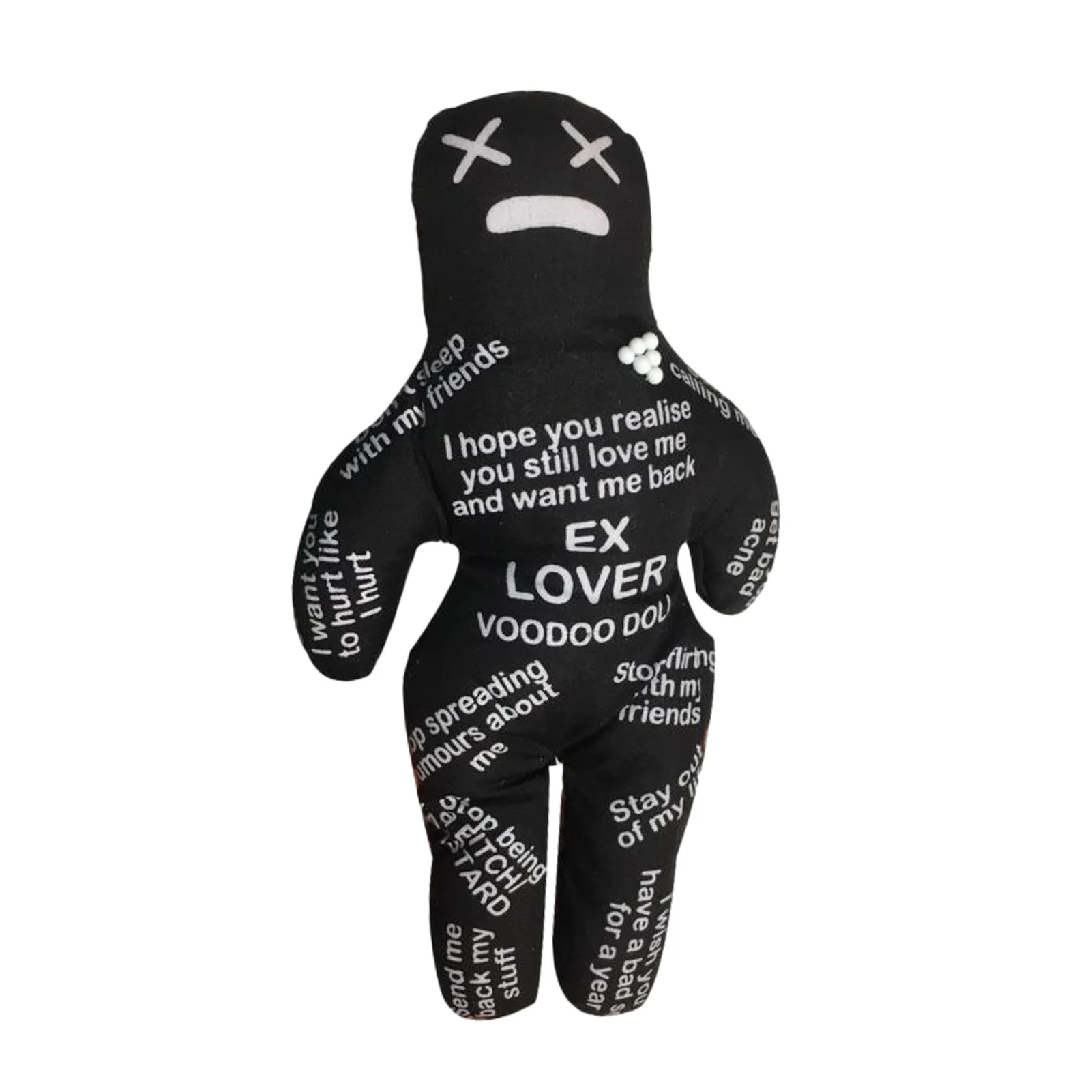 Decompression Ragdoll Personalized Voodoo Doll Fun Frustration-Relieving Doll Toy Big Head Doll Giftable Doll Black White