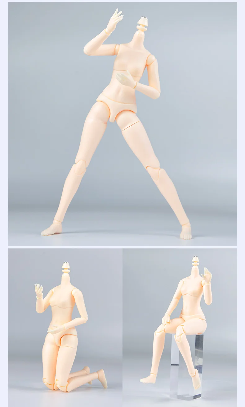 Blythe doll body OB22 movable joint doll replacement hand accessories ICY1/6 BJD doll head, GSC ob24 anime toy girl YMY doll