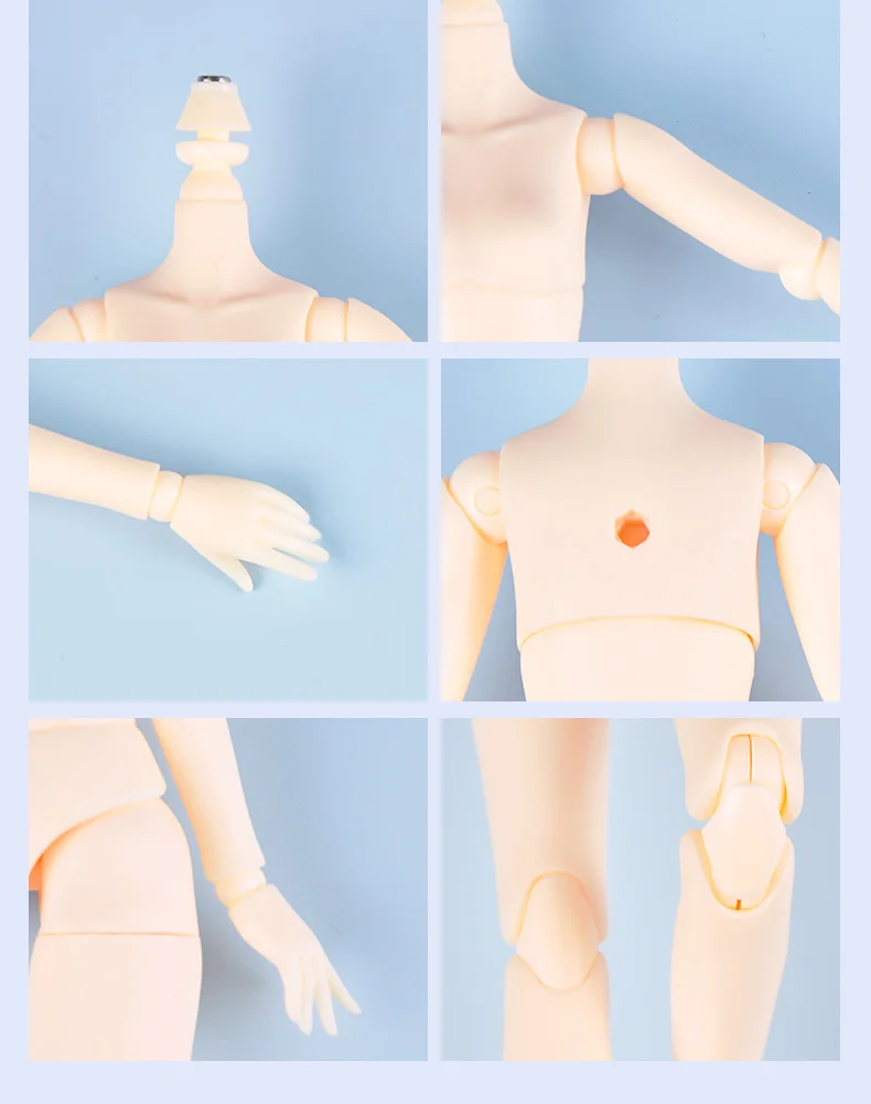 Blythe doll body OB22 movable joint doll replacement hand accessories ICY1/6 BJD doll head, GSC ob24 anime toy girl YMY doll