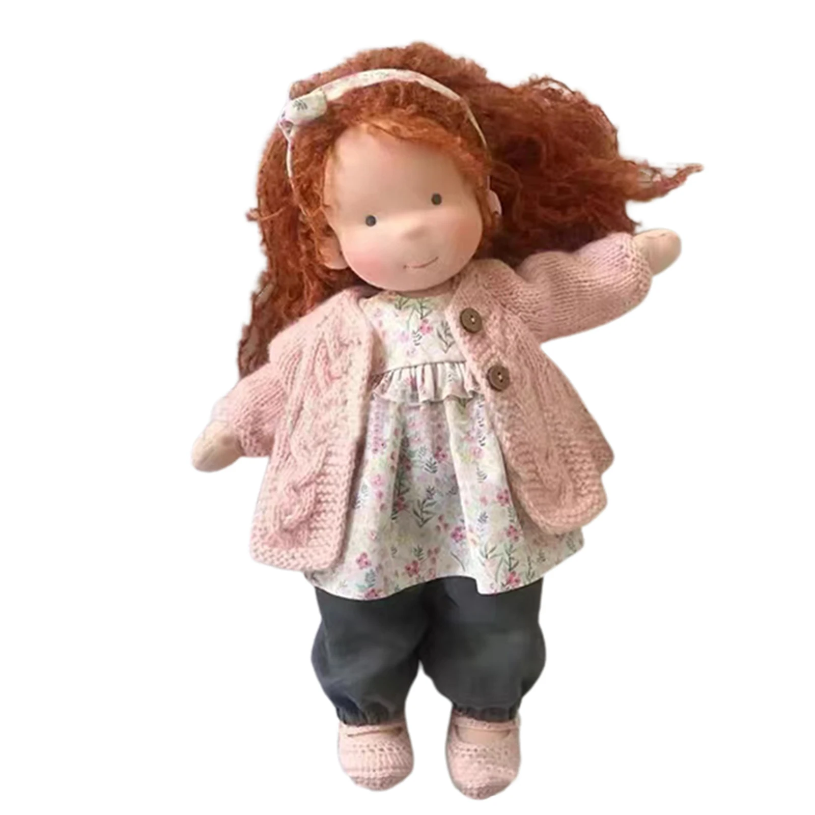 Soft Baby Dolls Handmade First Baby Doll Stuffed Baby Girl Dolls Plush Doll Toy First Baby Doll Plush Rag Doll For Kids