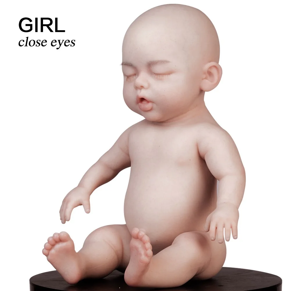 Girl close eyes