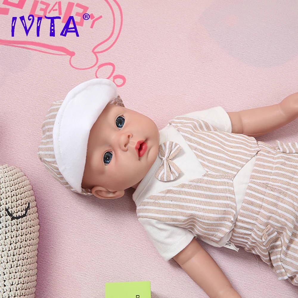 IVITA WB1506 20inch 3200g 100% Silicone Reborn Baby Doll Realistic Unpainted Soft Dolls Boy Bebe Toys with Clothes Children Gift