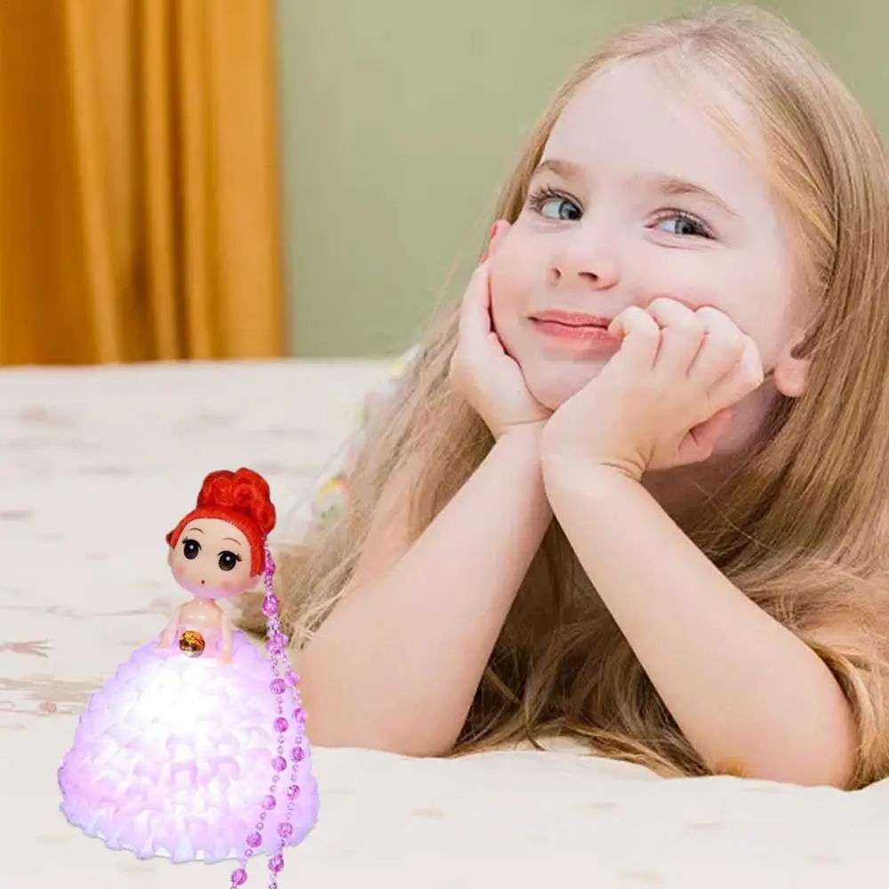 Princess Night Light Kid's Luminous Doll Night Light Beautiful Kindergarten Lights Portable And Soft Lighting Gifts For Girls