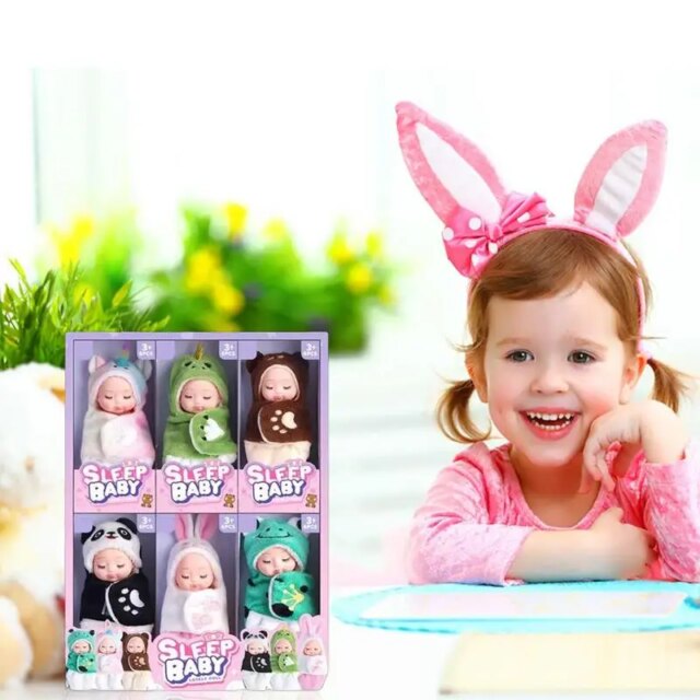 Tiny Reborn Dolls Full Body Toys Realistic Sleeping Kid 6X Poseable Doll Toys With Clothes Children Doll For Collectors And Kids - Image 4