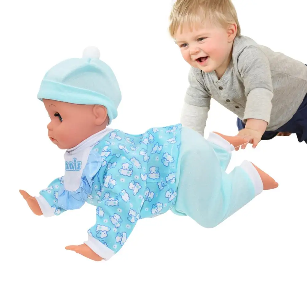 Fun Electric Crawling Baby Toys Baby Toddler Early Learning Crawling Doll Learning To Crawl Guide Toys