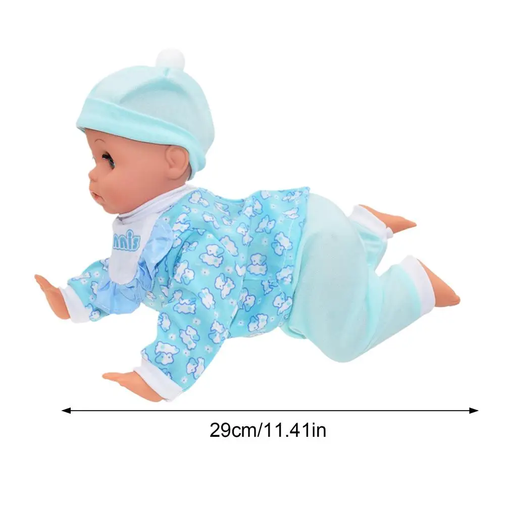 Fun Electric Crawling Baby Toys Baby Toddler Early Learning Crawling Doll Learning To Crawl Guide Toys