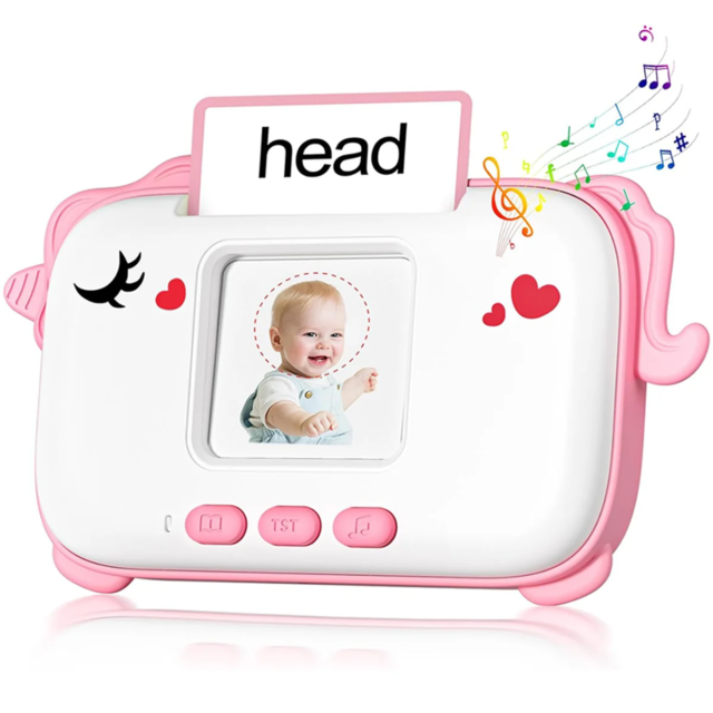 1-3 year old child Talk flash card learning toy, Autism Pocket Speech Therapy, 160 word Montessori toy, Christmas Birthday Gift, - Image 3
