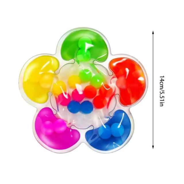 Color Sorting Toys Flower shape Fidget Game Children Montessori Educational Sensory Toy for Kids Girls Boys Adults parties gifts - Image 6