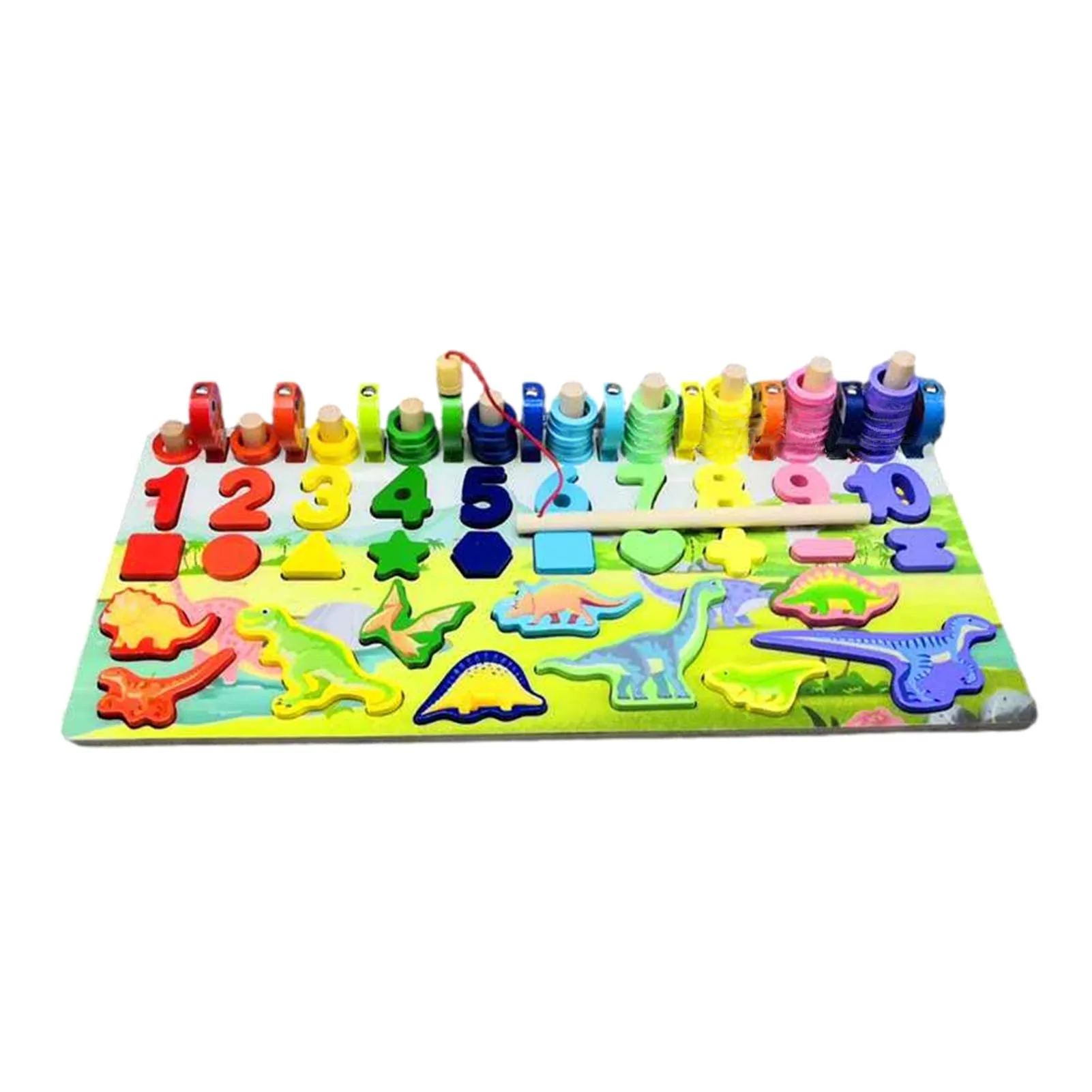 Montessori Educational Wooden Toys for Kids Montessori Toys Board Math Fishing Montessori Toys Educational for 1 2 3 Years Old