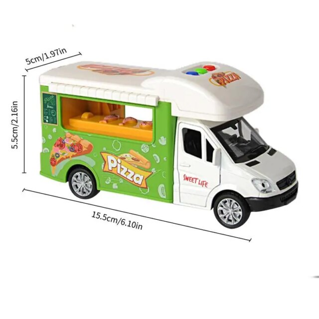 Ice Cream Car Modle Pretend Play Toys Cart House Brain Activity Early Education Game Kids Montessori Toy Childrens Birthday Gift - Image 6