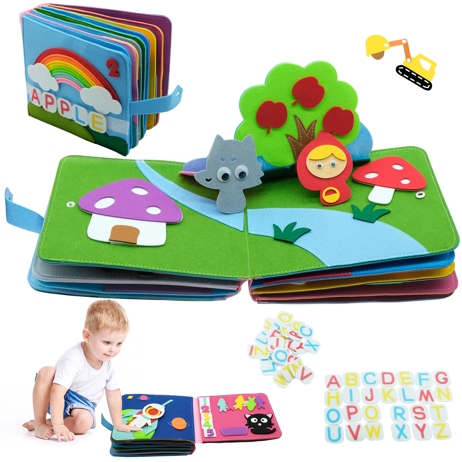 Baby Cloth Books Toddler Basic Life Skill Early Learning Education Montessori Toys For Girl Boy Training Cognitive Drop Shipping