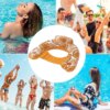 Pool Floaties For Adults U-Shaped Inflatable Pool Floaties In Tropical Rainforest Theme Decorative Lightweight Pool And Sea Toys - Image 5