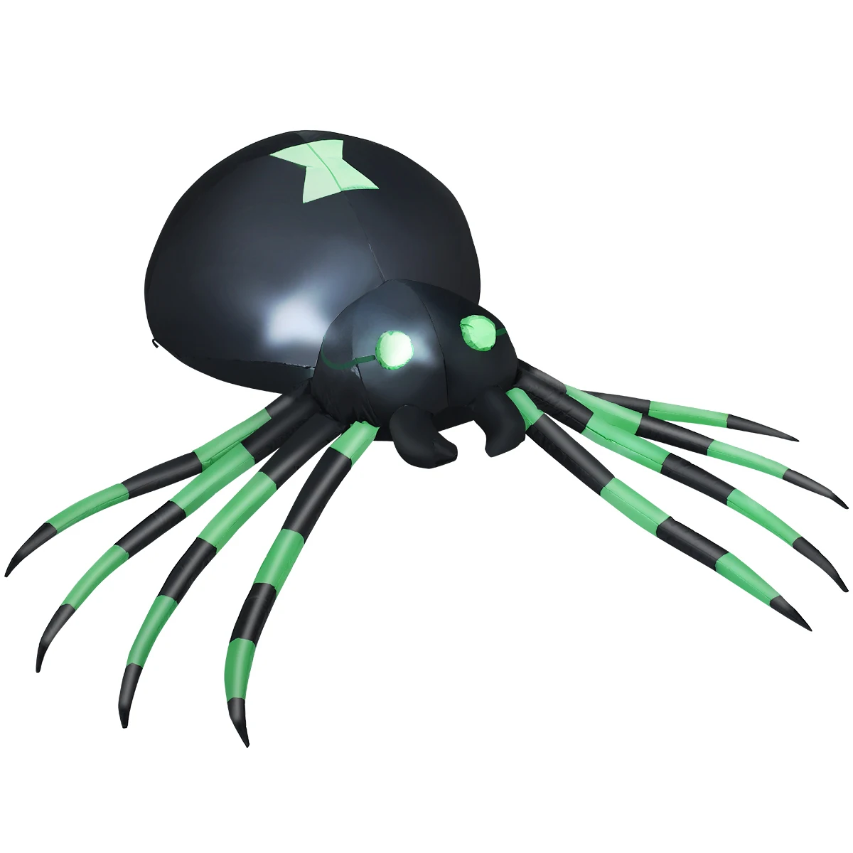 6FT Halloween Inflatable Blow-Up Spider w/ LED Lights Outdoor Yard Decoration