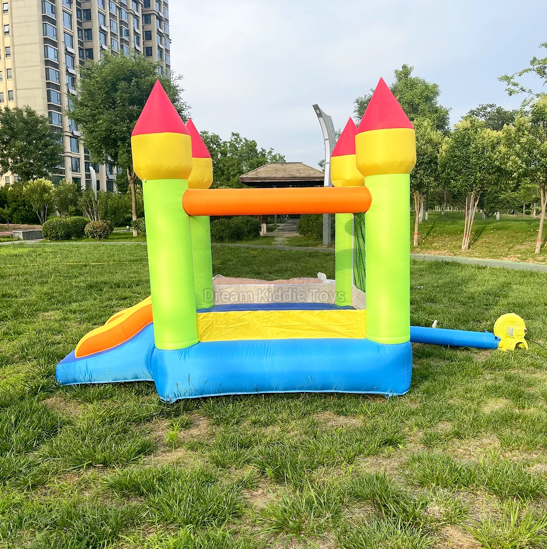 Hot Sale inflatable Bounce House With Slide Mini Jumping Castle For Kids Inflatable Bouncer For Party Rental